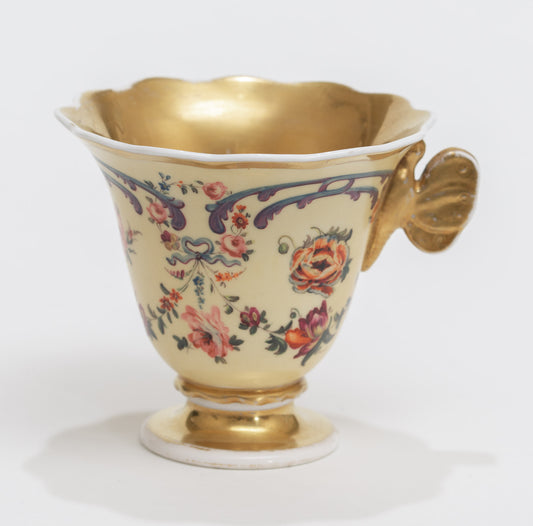 Rare Spode Butterfly Handle Custard Cup, Georgian Regency Antique China c1815 (3115)