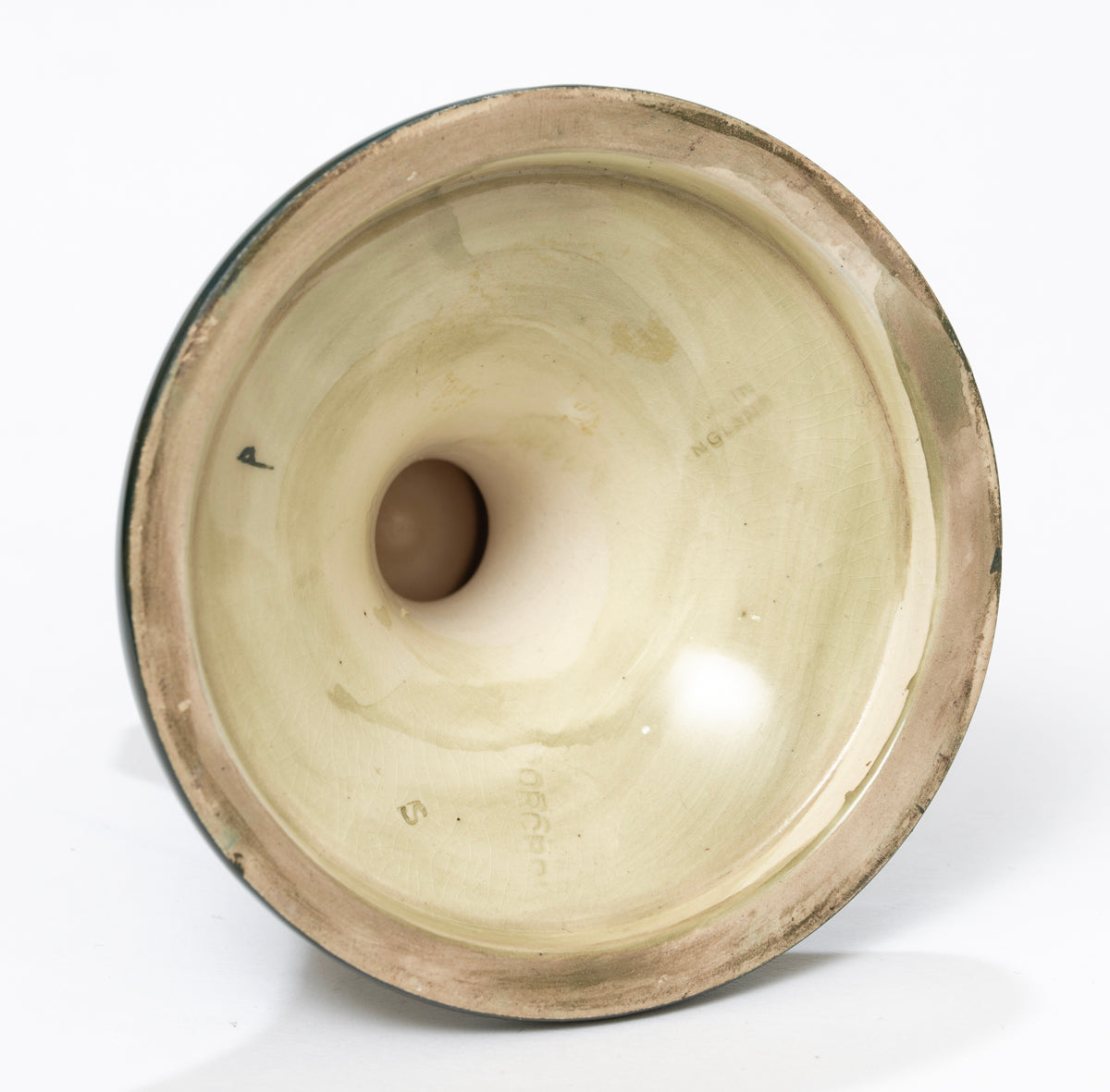 Pair Vintage Moorcroft Pottery Candlesticks Hibiscus Pattern Mid Century (3161)