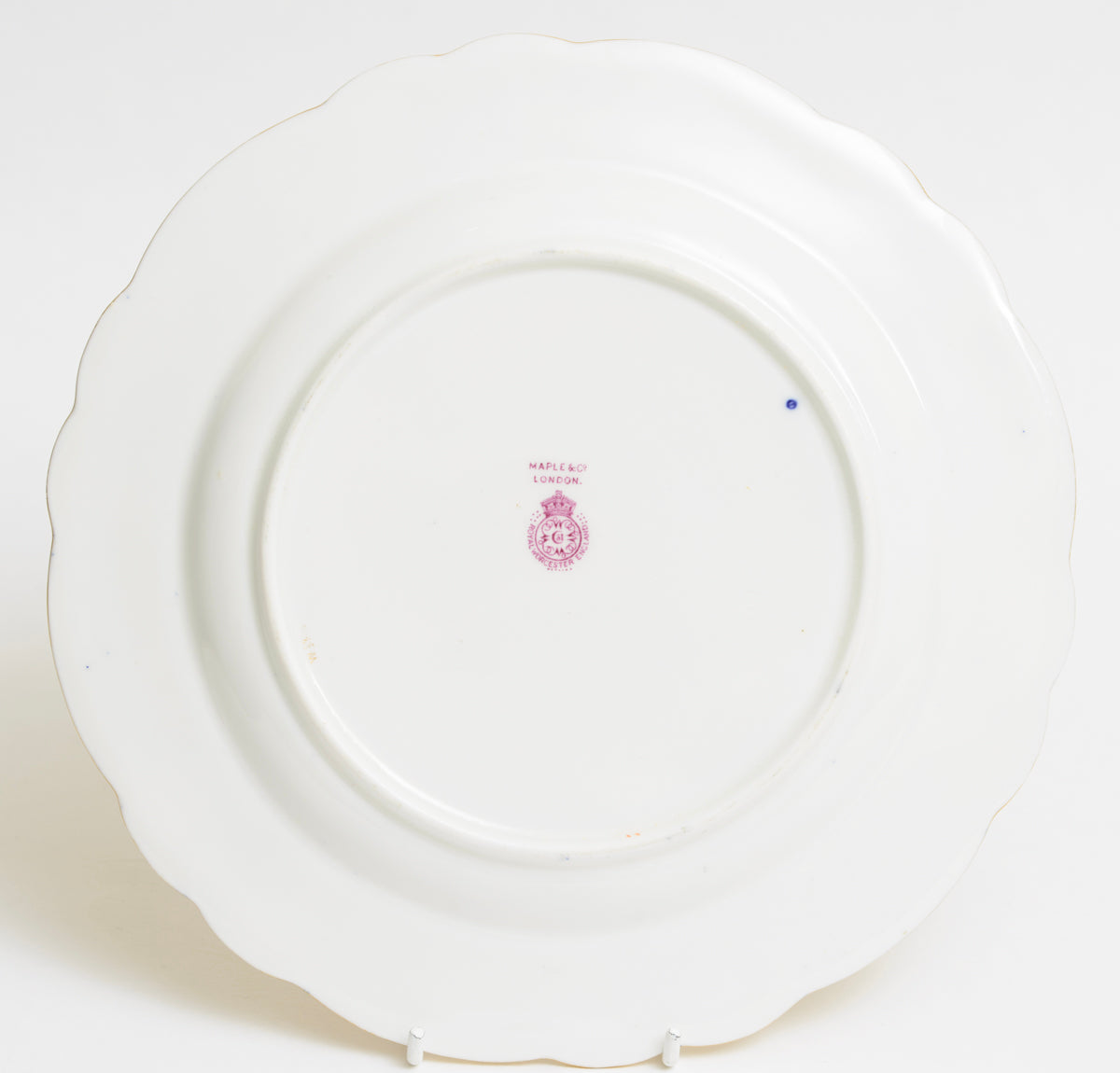 Antique Royal Worcester Fruit Plate Hand Painted by Richard Sebright Dated 1910 (3176)
