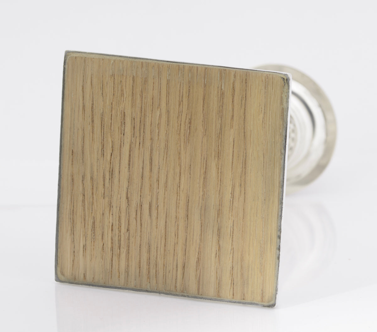 Antique Victorian Hallmarked Sterling Silver Reeded Column Candlestick 1885 (3225)