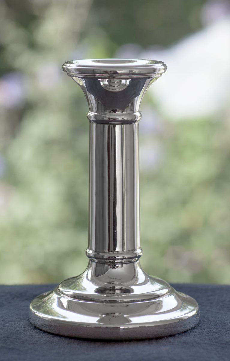 Sterling Silver Single Candlestick Hallmarked Birmingham 1994 LJ Millington (3254)