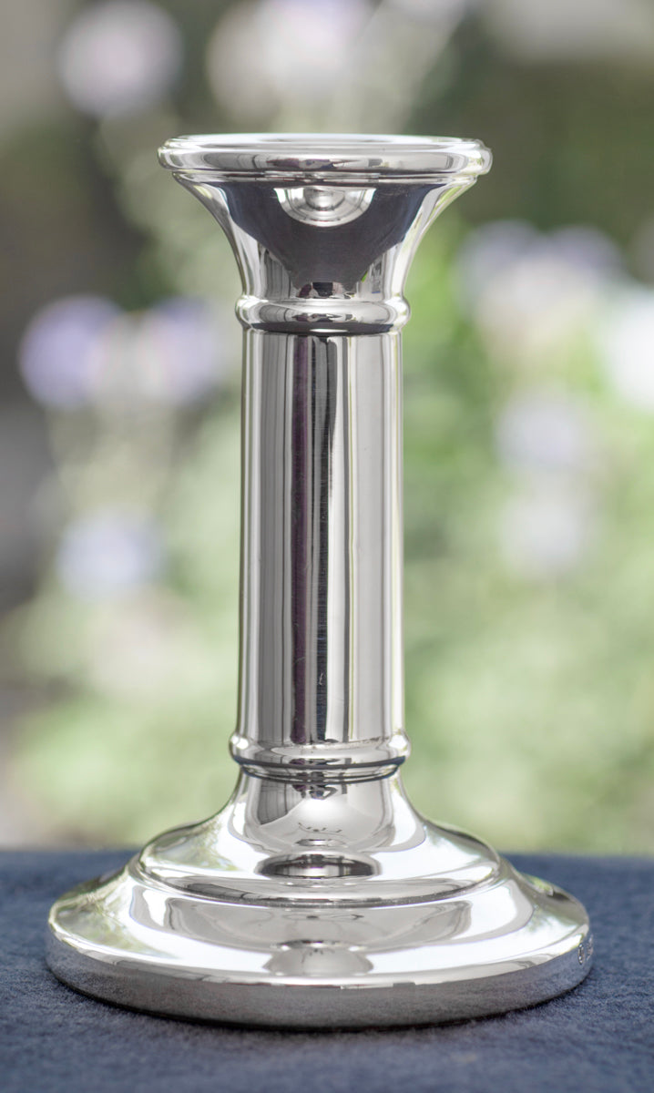Sterling Silver Single Candlestick Hallmarked Birmingham 1994 LJ Millington (3254)