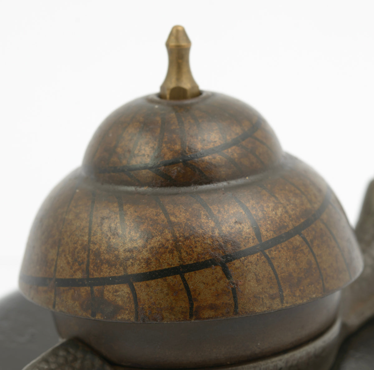 Antique German Clockwork Snail Counter Top Bell Working Order DRGM (3257)