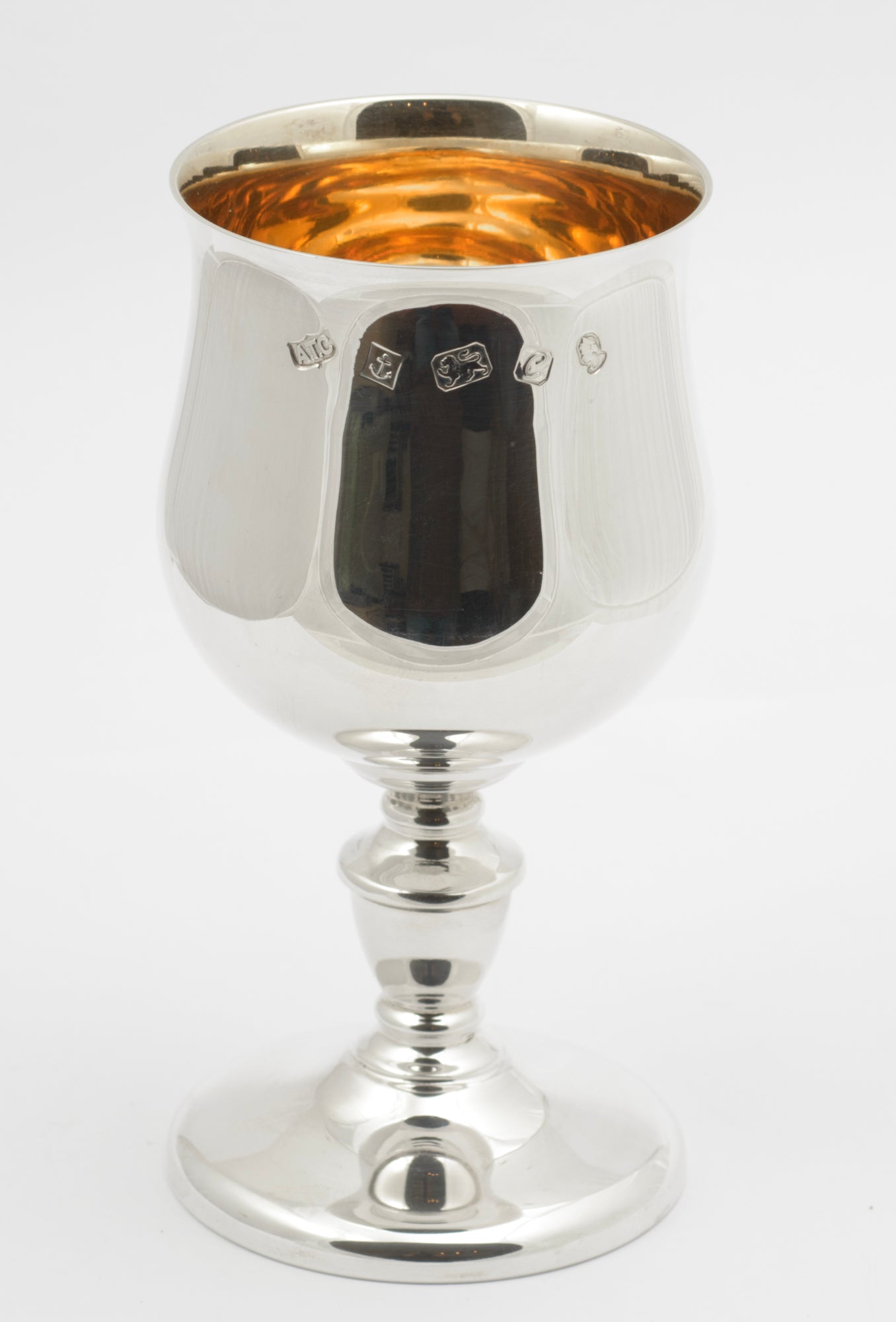Vintage Queen Elizabeth II Jubilee Sterling Silver Wine Goblet Presentation Box (3270)