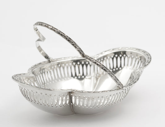 Antique Sterling Silver Sweetmeat Basket Hallmarked 1911 William Hutton & Sons (3271)