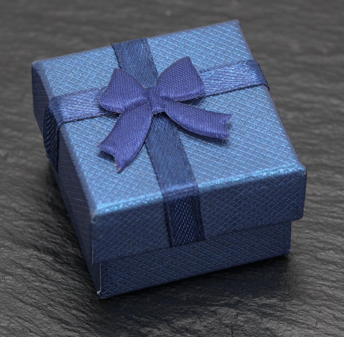 Ladies Yellow Gold Tanzanite Five Gemstone Line Ring In 9ct QVC Hallmark (A1576)