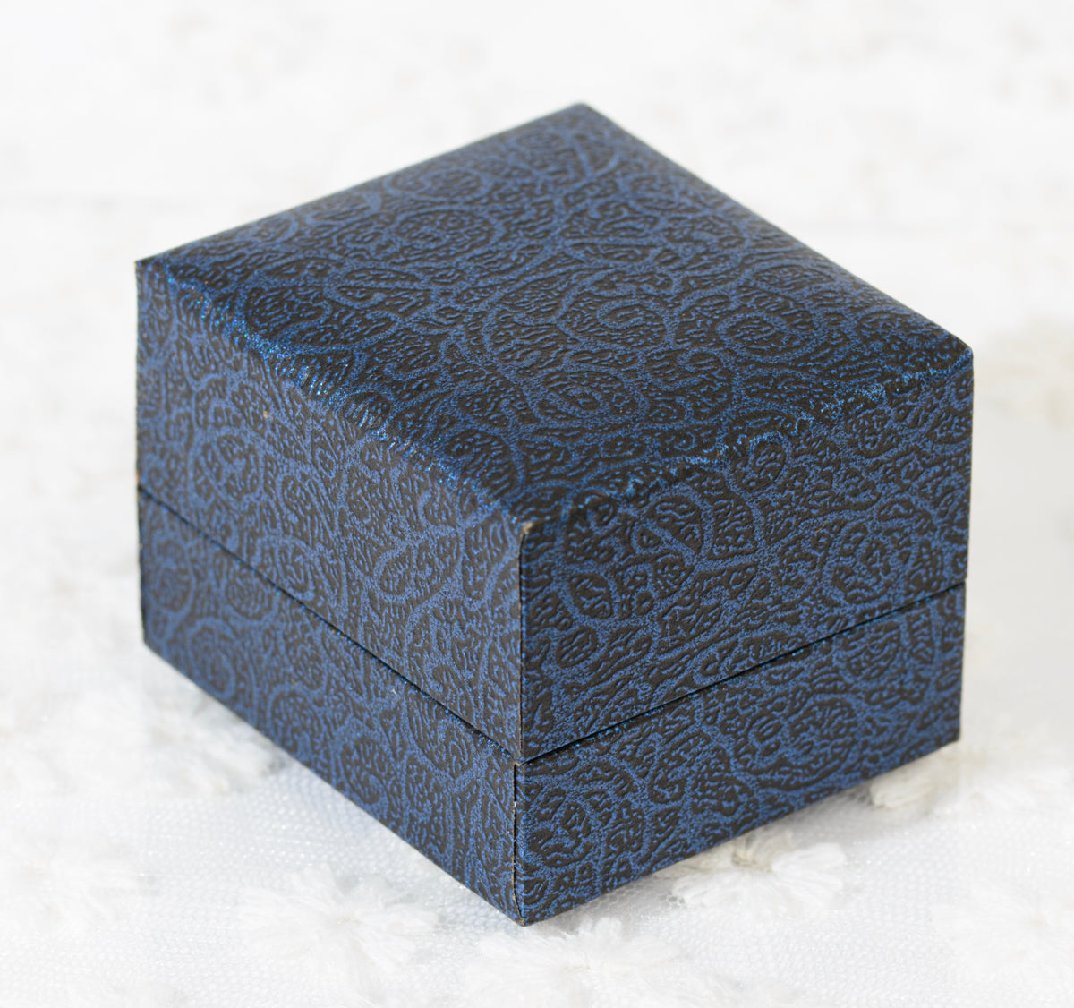 Vintage 18ct Gold & Platinum Diamond Solitaire Ring UK Size N c.1940's (A1915)