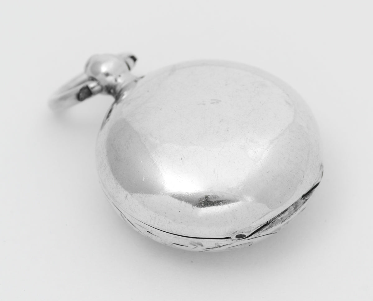 Antique Sterling Silver Full Sovereign Case Engraved Body Hallmarked 1914(A2064)