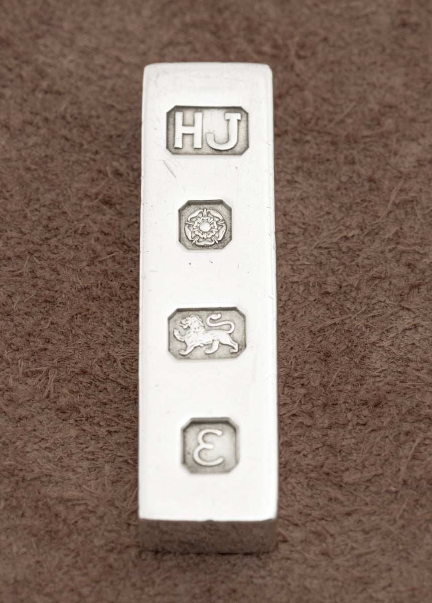 Vintage Sterling Silver Ingot Pendant Feature Hallmarked Sheffield 1979 (B2182)