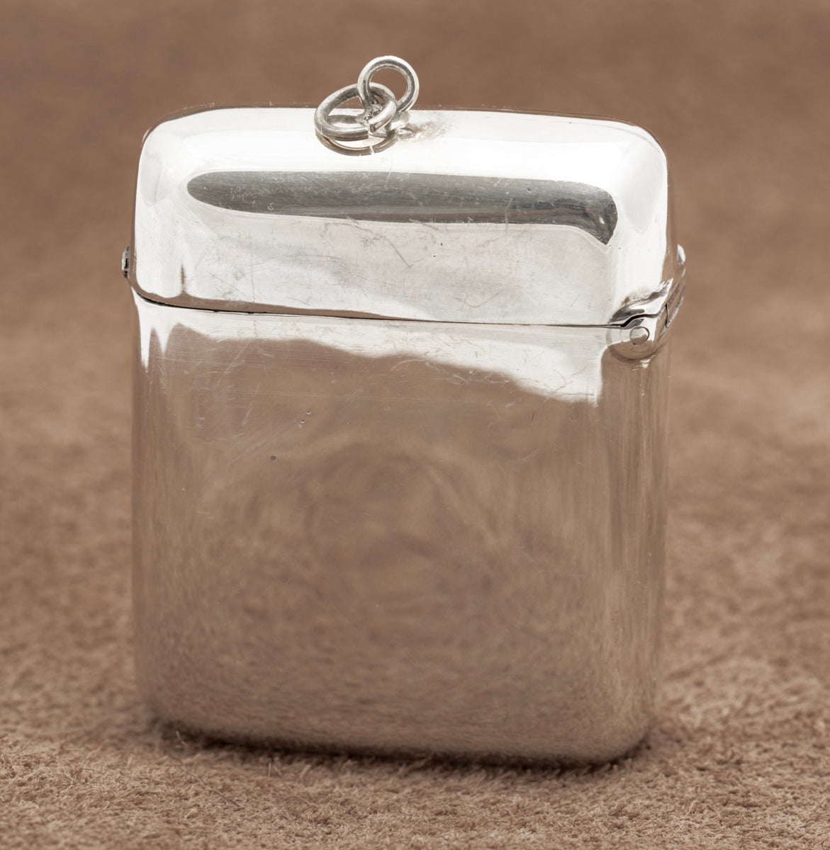 Antique Victorian Sterling Silver Aesthetic Design Vesta Case Hallmarked 1893 (B2224)