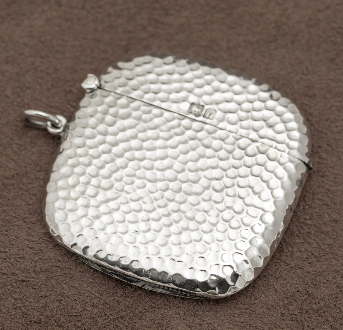 Antique Edwardian Sterling Silver Vesta Case By Sampson Morden & Co 1903 (B2236)
