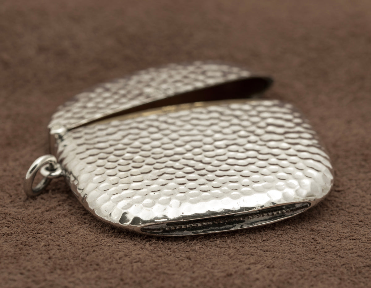 Antique Edwardian Sterling Silver Vesta Case By Sampson Morden & Co 1903 (B2236)