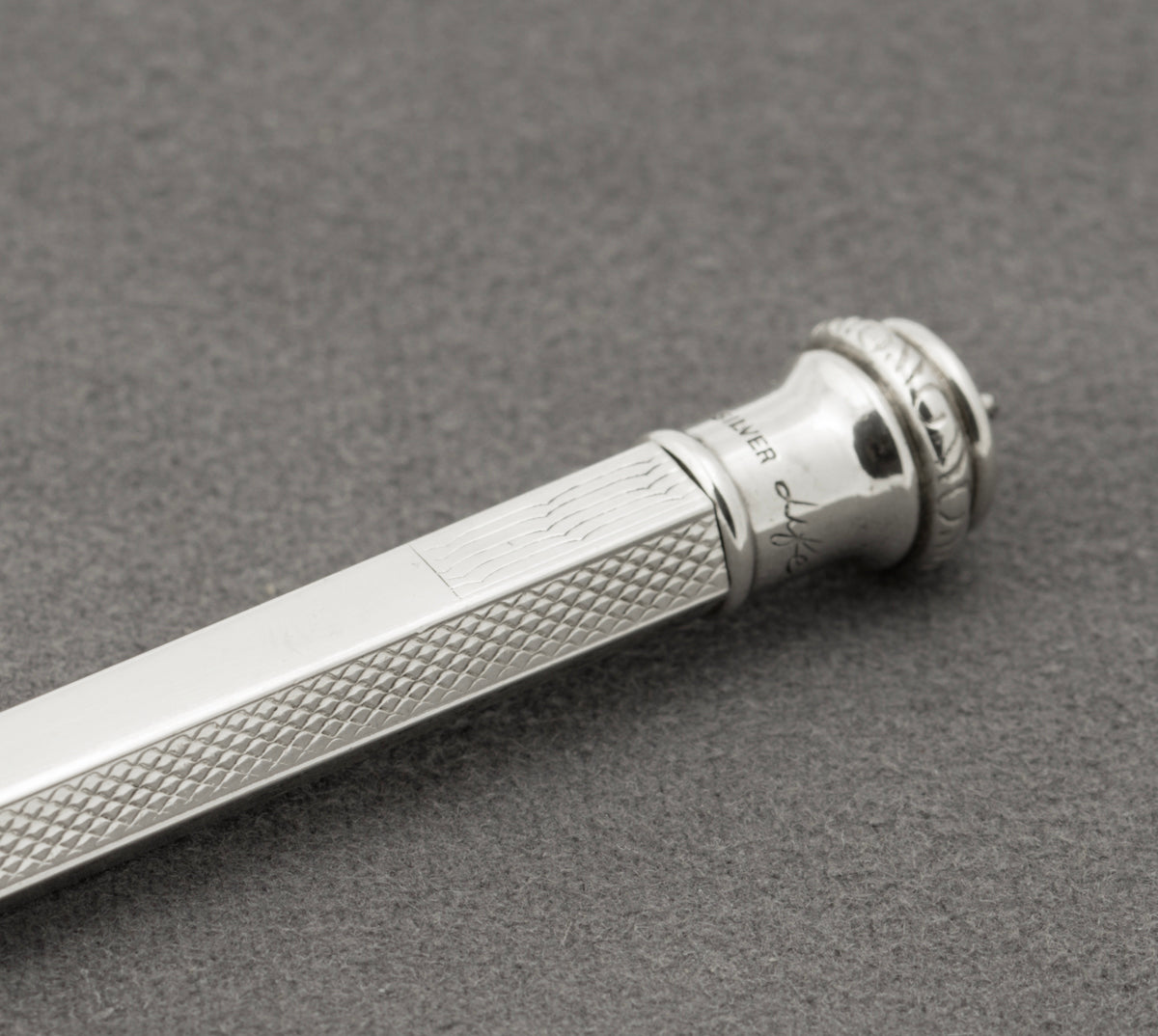 Antique Edwardian/Art Deco Sterling Silver Life-Long Propelling Mechanical Pencil (B2305)