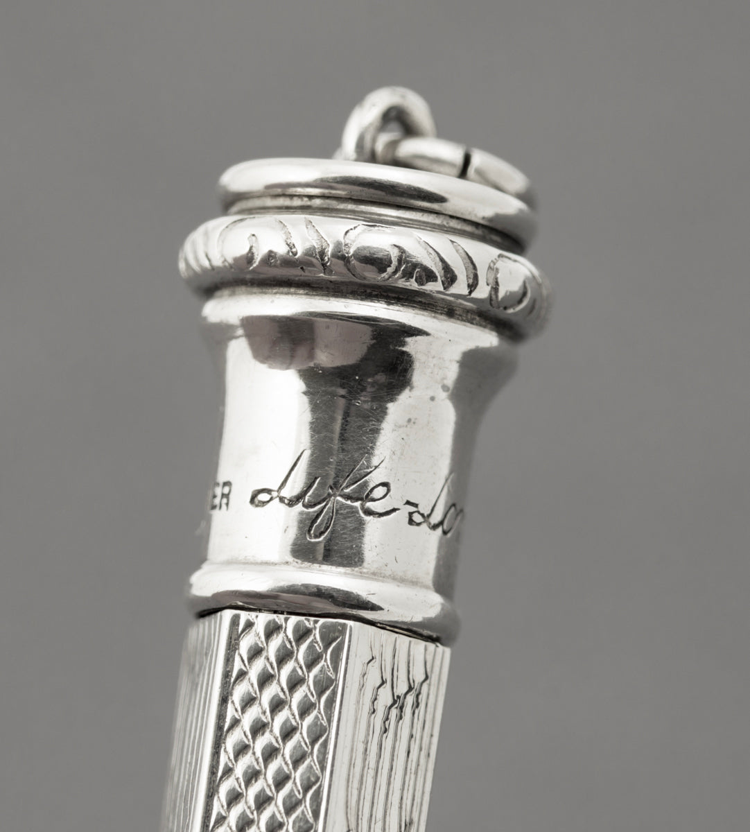 Antique Edwardian/Art Deco Sterling Silver Life-Long Propelling Mechanical Pencil (B2305)