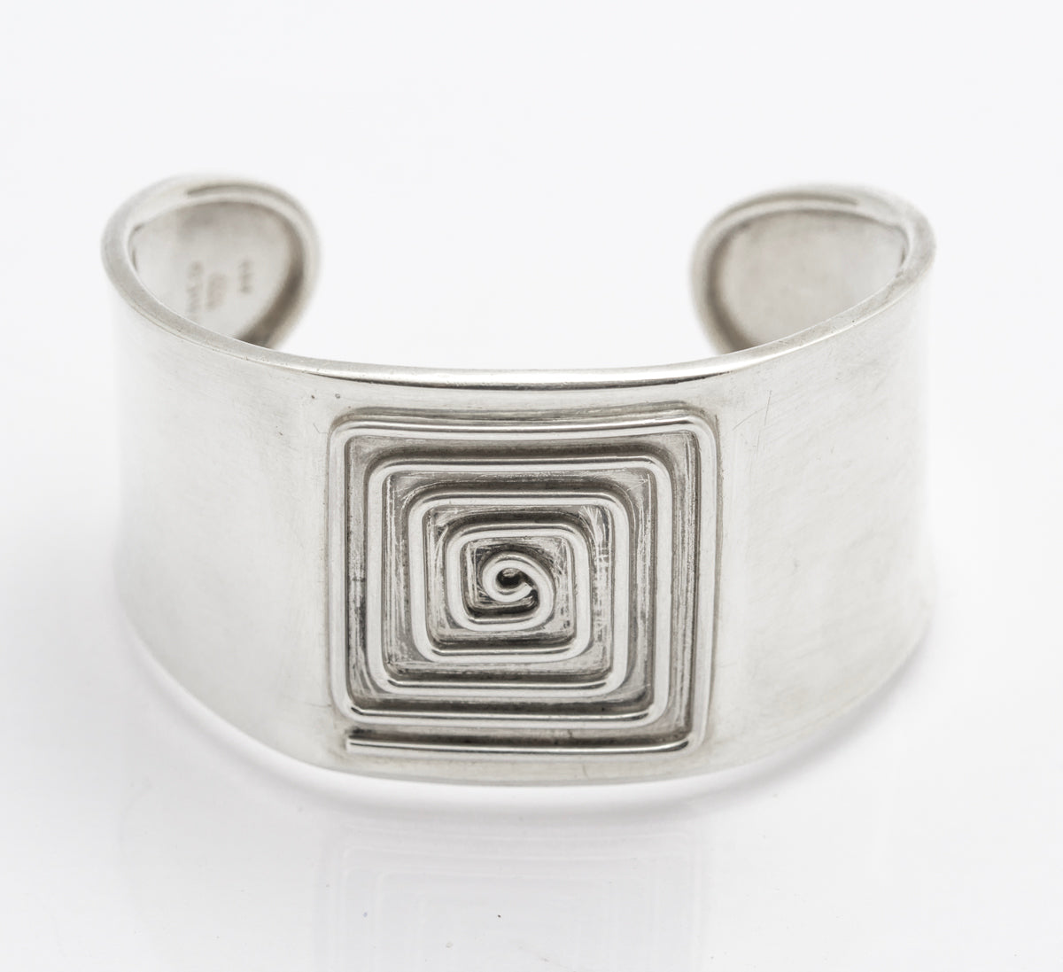 Vintage Dominique Dinouart Sterling Silver Mexican Cuff Bangle Marked DDD (B2403)