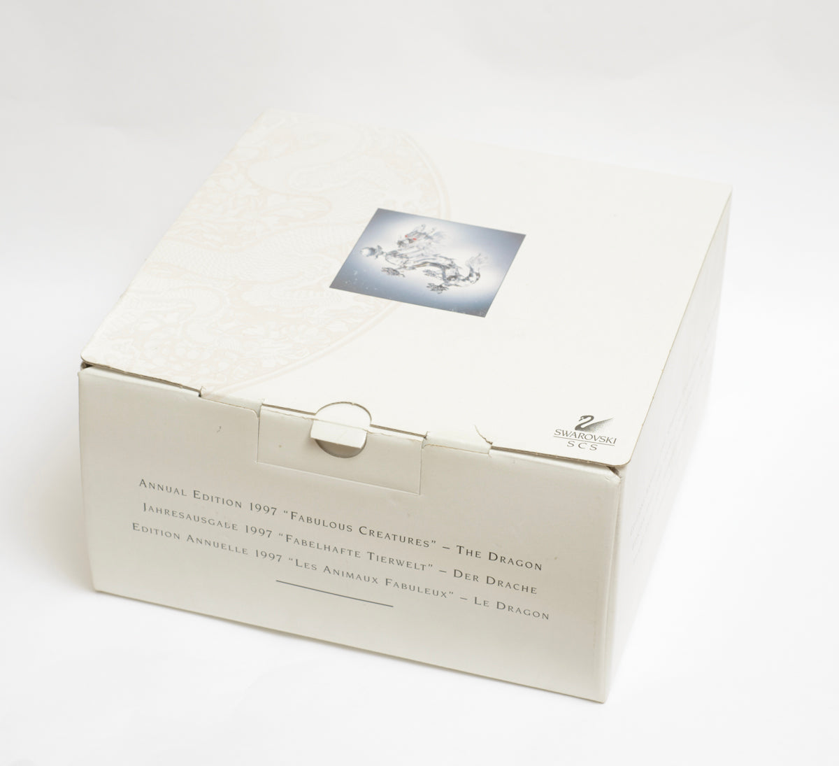 Genuine Swarovski Crystal 1997 Annual Edition Dragon In Box 208398 - Retired (B2409W)