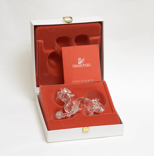 Genuine Swarovski Crystal 1997 Annual Edition Dragon In Box 208398 - Retired (B2409W)