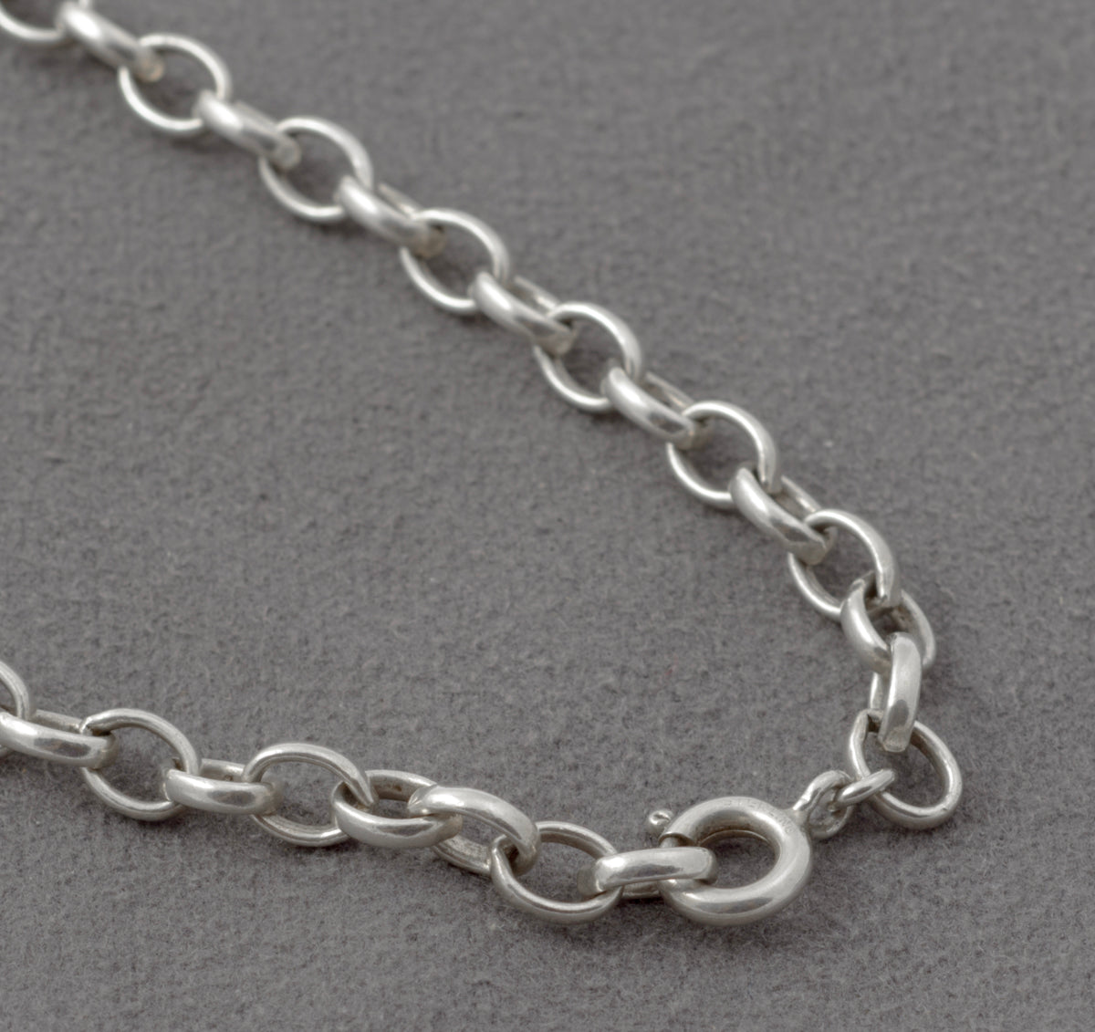 Antique Victorian Hallmarked Sterling Silver Large Locket Pendant Necklace 1881 (B2449)