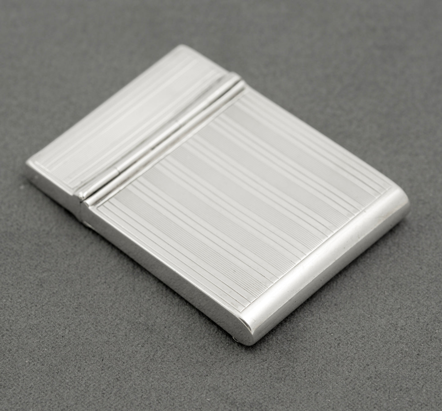 Antique Sterling Silver Rare Folding Vesta Case Philip Morris Hallmarked 1919 (B2514)