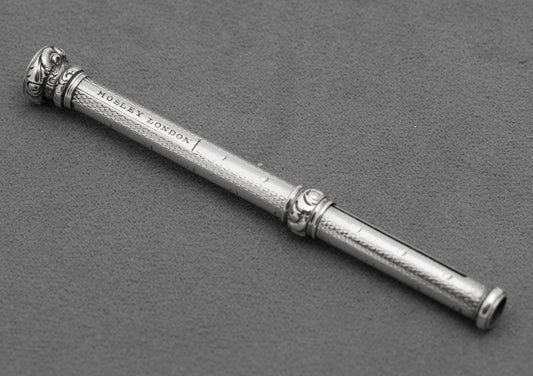 Antique Sterling Silver Richard Mosley Mechanical Propelling Pencil c.1840 (B2599)