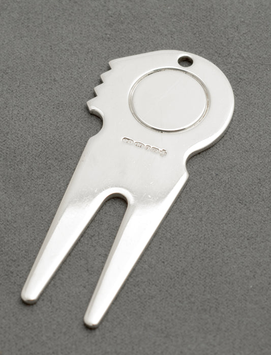 Vintage Sterling Silver Golfers Golf Divot Tool With Millennium Hallmark (C2684)
