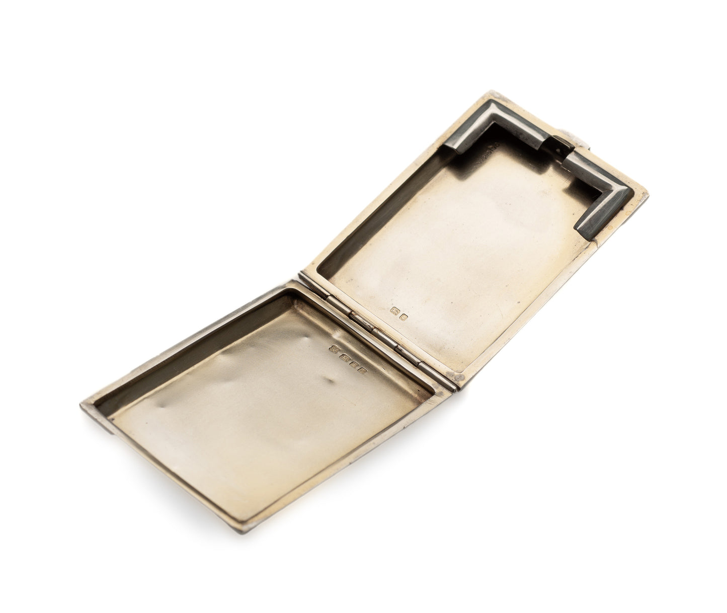 Art Deco Devonshire Regiment Silver & Enamel Match Book Vesta Case with Insignia (Code 1244)
