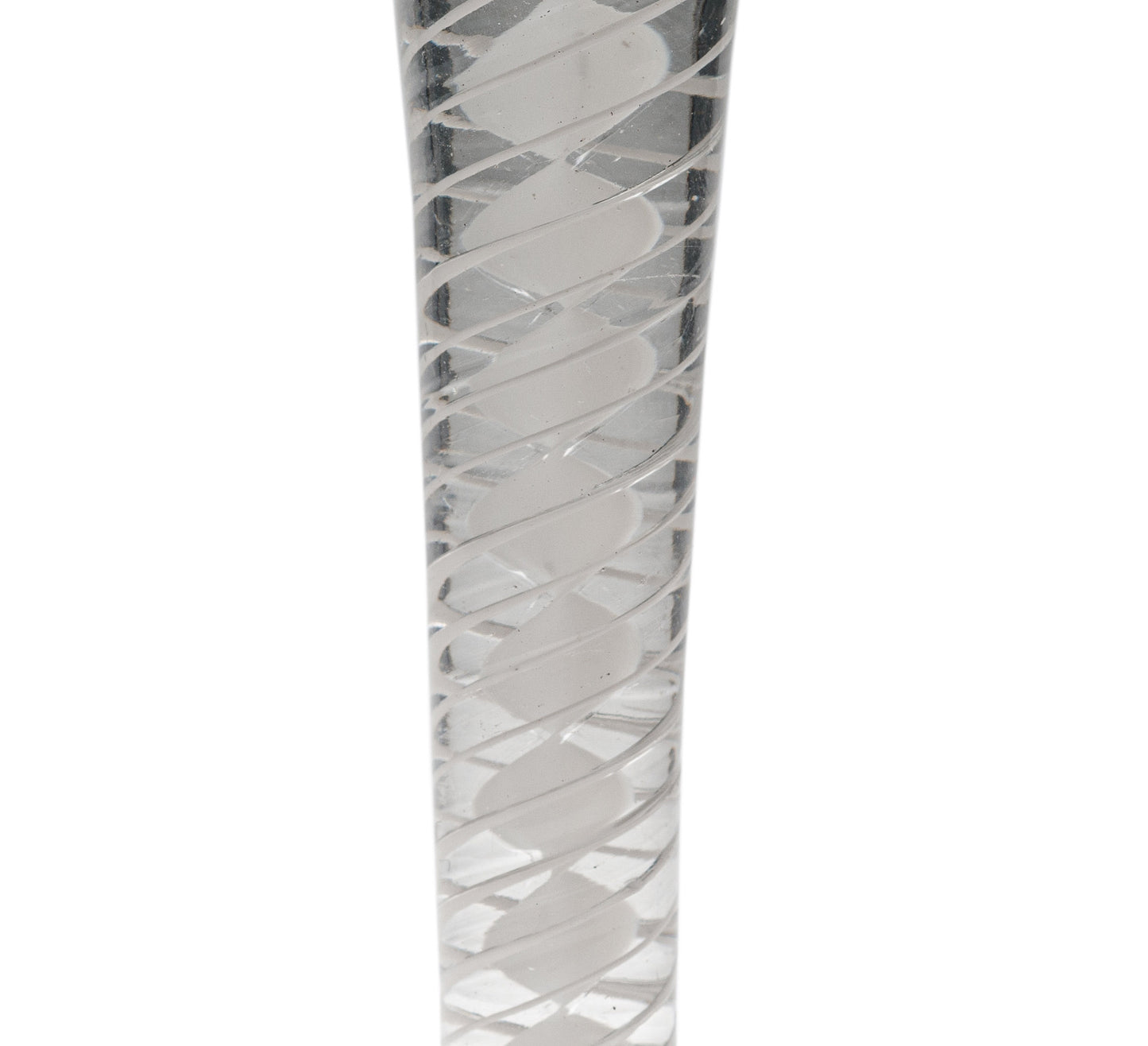 Georgian Antique English Drinking Glass with DSOT Opaque Twist Stem c1760 (Code 1246)