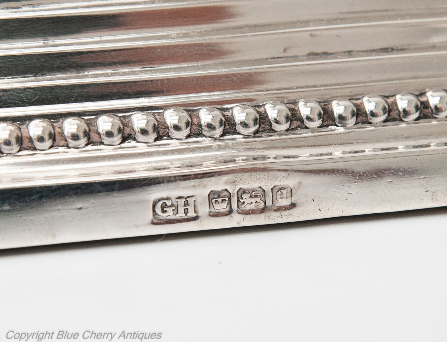 Pair Antique Edwardian Sterling Silver Corinthian Column Candlesticks Sheffield 1908 (Code 1815)