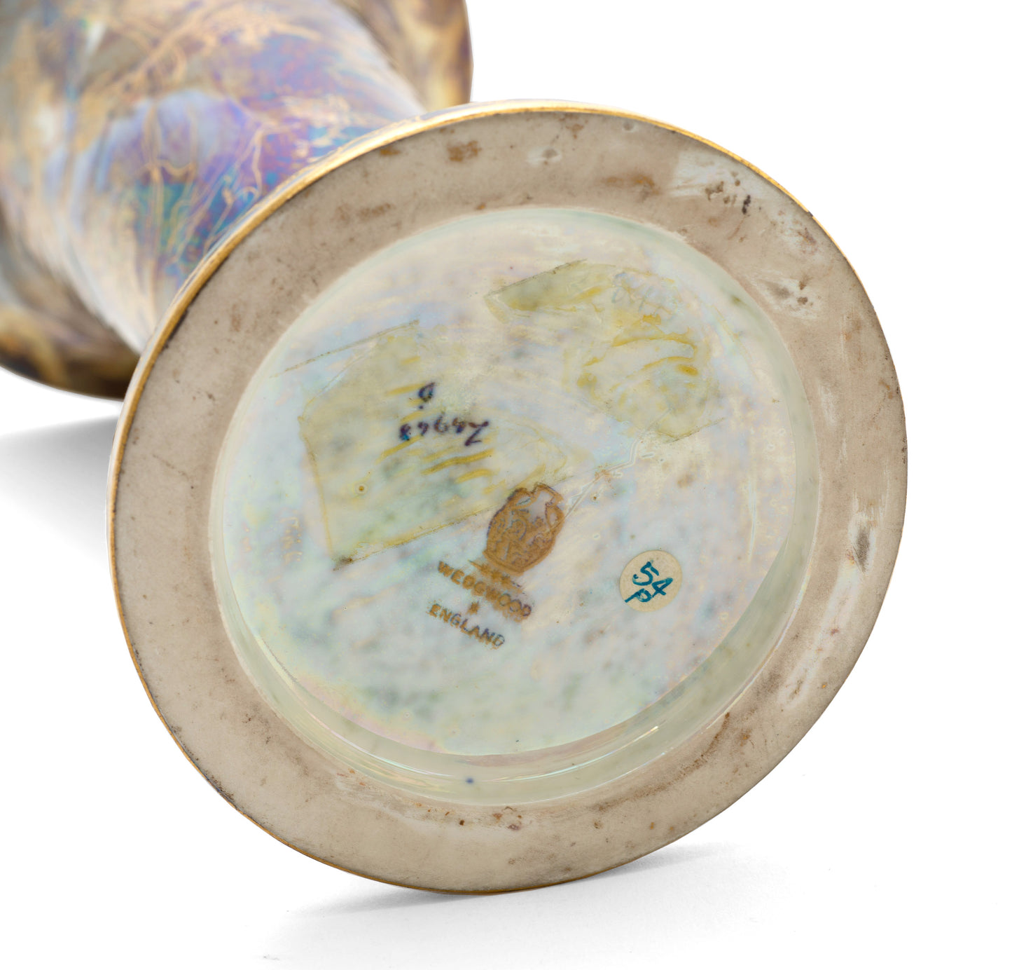 Fine Wedgwood Fairyland Lustre Butterfly Women Vase by Daisy Makeig Jones c1920 (Code 2125)