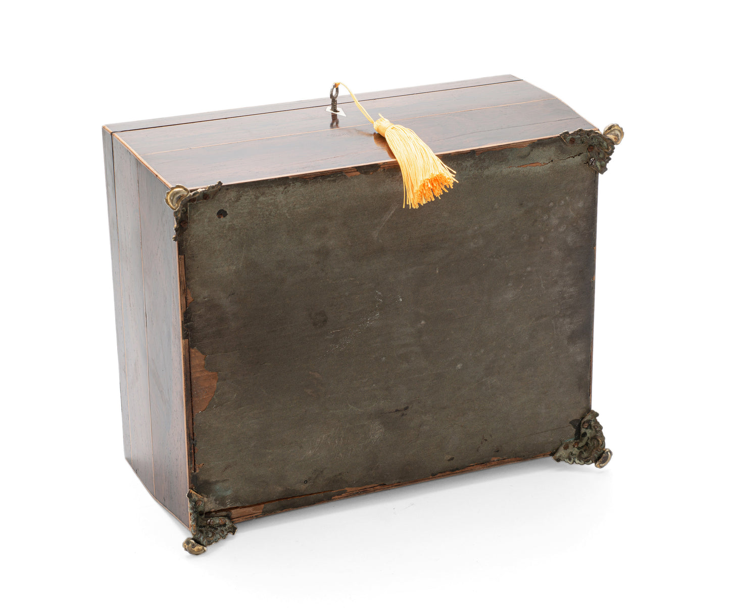 Antique Georgian Regency Rosewood & Box Wood Strung Work or Table Box c1825 (Code 2138)