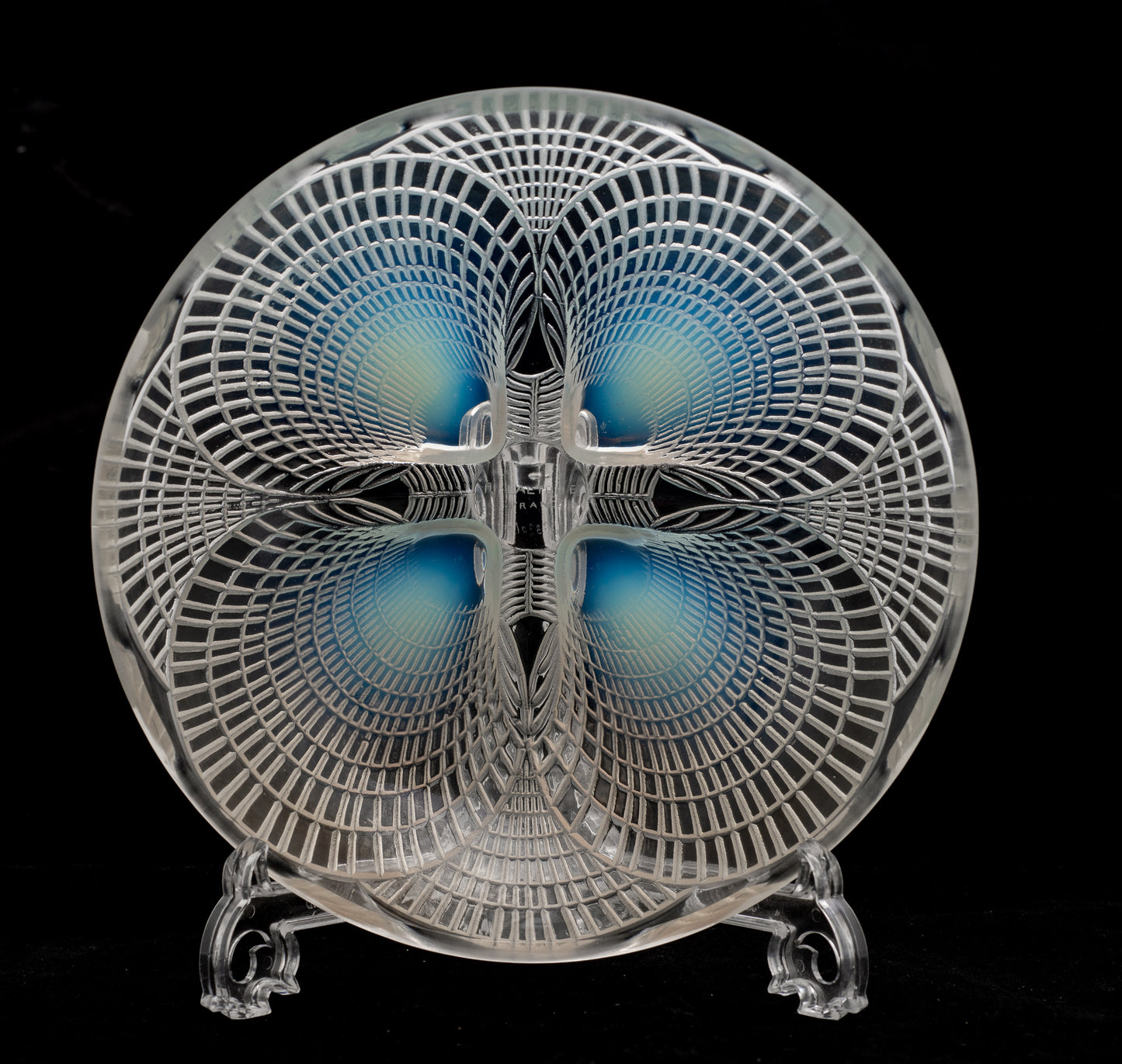 Rene Lalique Coquilles Art Deco French Opalescent Glass Bowl c1925 (Code 2152)