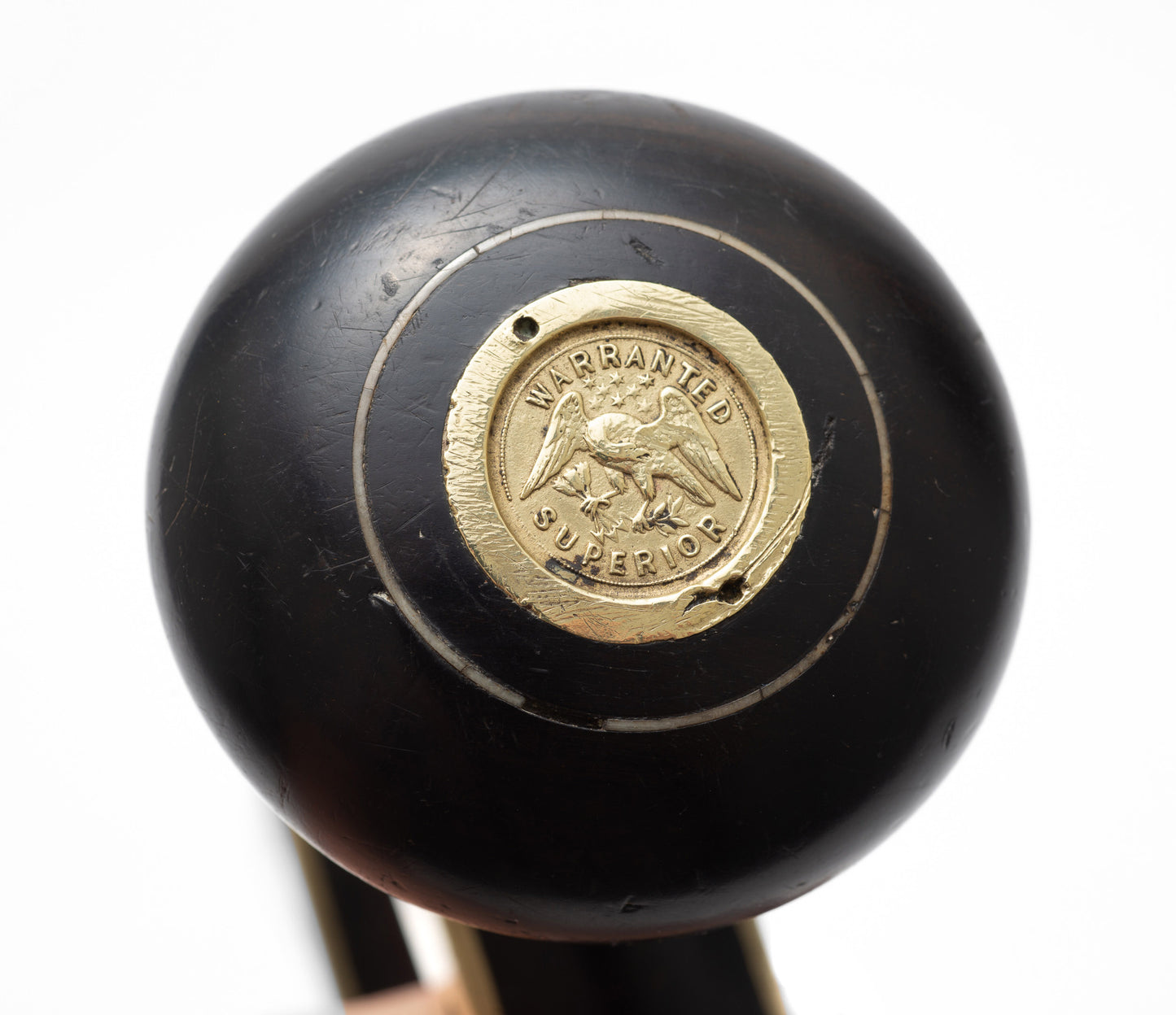 Henry Pasley of Sheffield Warranted Superior Antique Ebony & Brass Brace Drill (Code 2213)