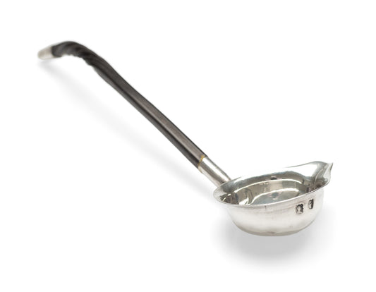 Rare Irish William IV Silver Toddy Ladle with Baleen Handle c1835 (Code 2404)