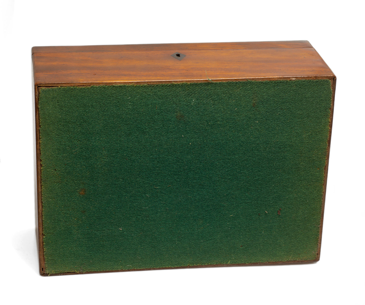 Antique Victorian Large Wooden Writing Slope with Inkwells & Hidden Drawers (Code 2663)