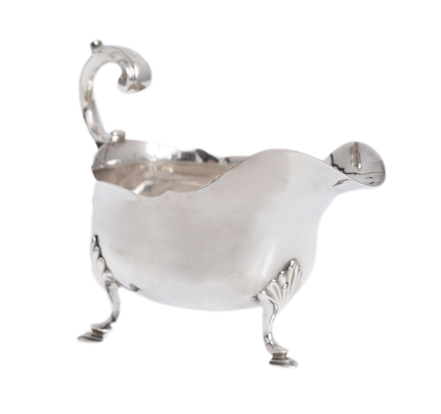 Antique Sterling Silver Sauce Boat Atkin Brothers Sheffield 1913 (Code 2800)