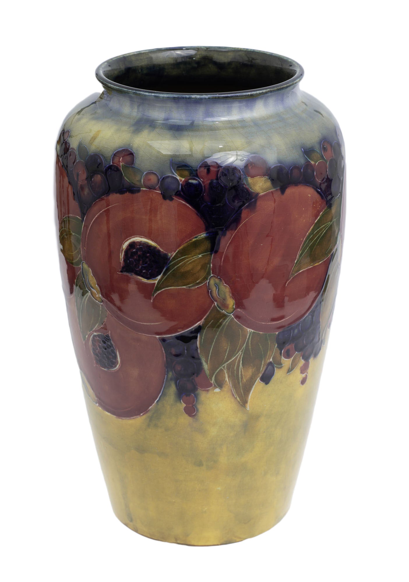 Large William Moorcroft Pomegranate Vase in Liberty Colourway - Art Deco c1930 (2933)