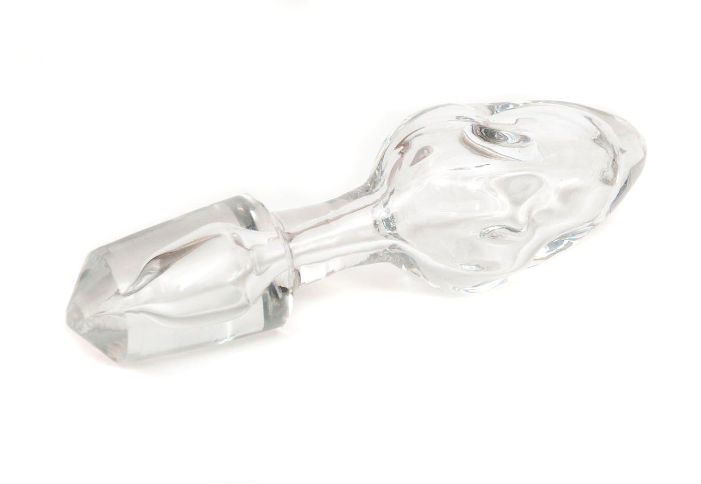 Antique Stuart Crystal Art Nouveau Silver & Green Glass Cairngorm Drop Decanter (Code 8265)