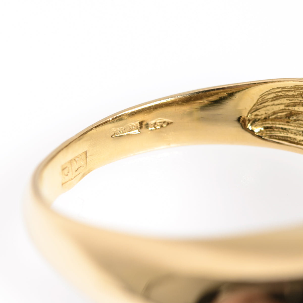 Vintage Egyptian Gold Solid 18ct Twin Big Cat Leopard Head Ring Arabic Mark (A1251)