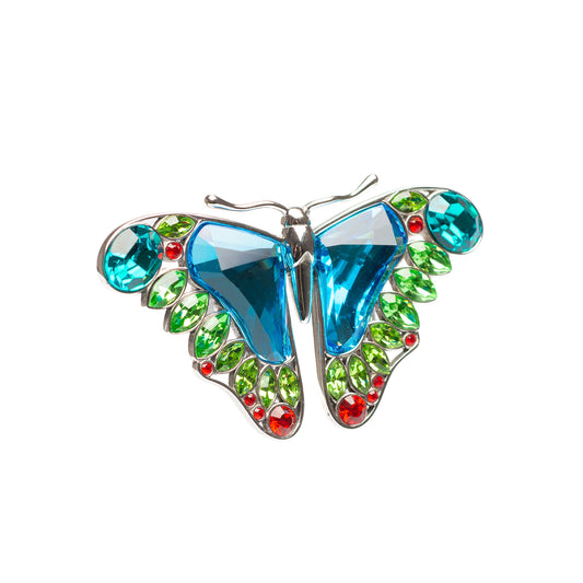 Swarovski Crystal & 925 Silver Large Butterfly Brooch - Retired (Code A476)