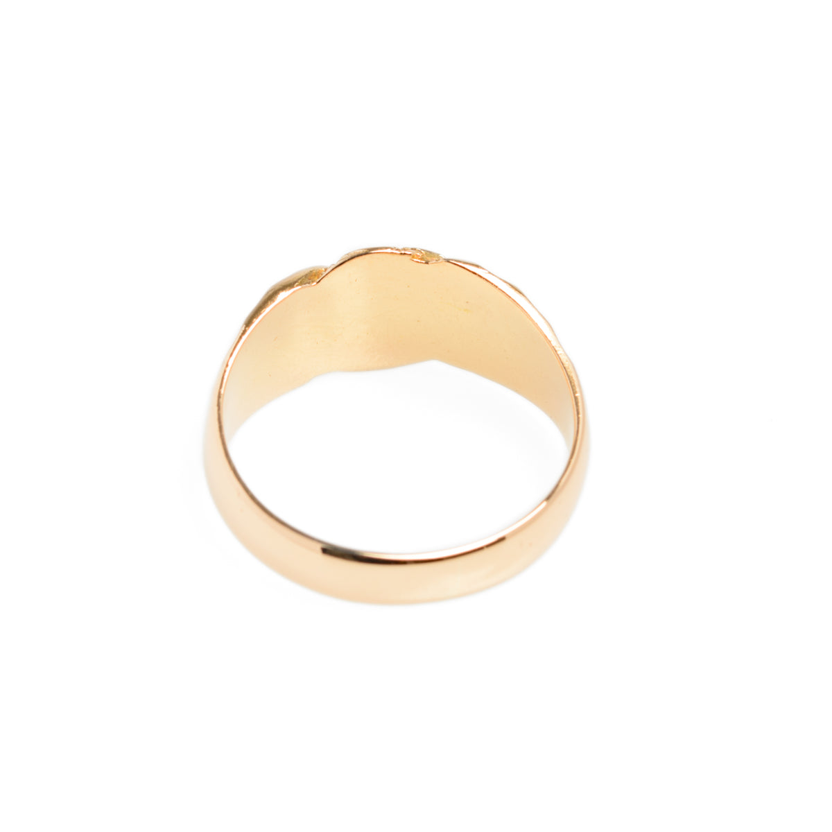 Antique 18ct Solid Gold Ring Floral Design Birmingham Hallmark 1910 by KBSP UK Size P1/2 (Code A977)