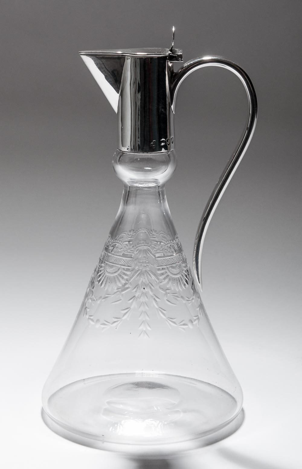 Decanters and associated items