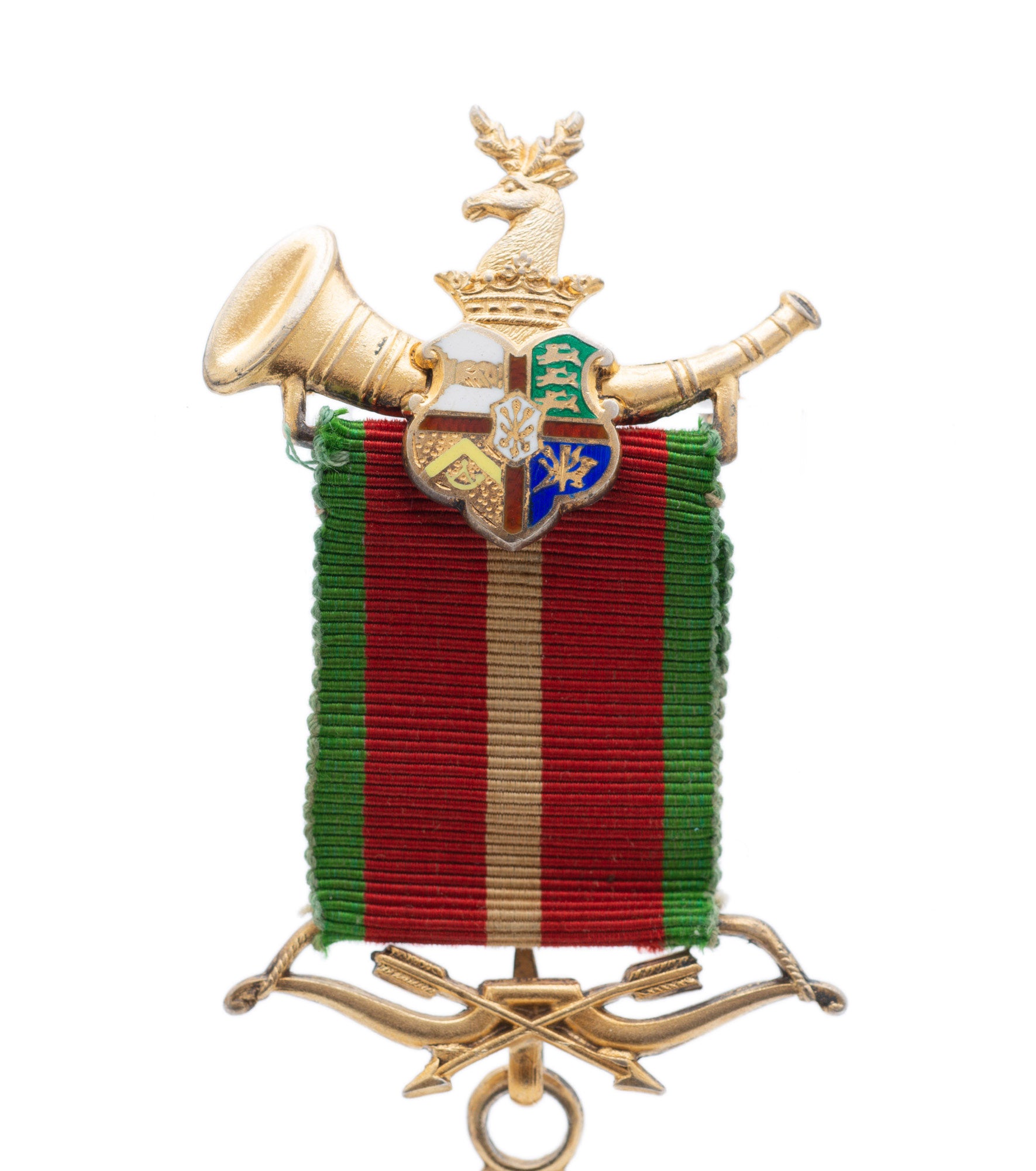 AOF Ancient Order of Foresters Antique Sterling Silver Past Chief Ranger Jewel