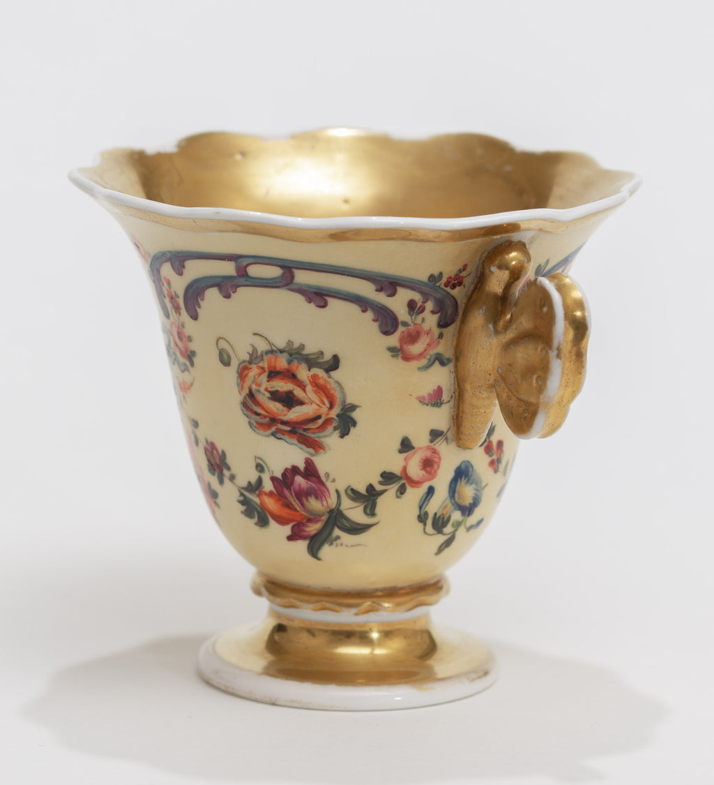 Rare Spode Butterfly Handle Custard Cup, Georgian Regency Antique China c1815 (3115)