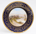 Antique Wedgwood China Hand Painted Dessert/Cabinet Plate Riverside Cottage (3124)