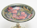 Antique Moorcroft Tazza - Rare Spanish Pattern - Green Flambé