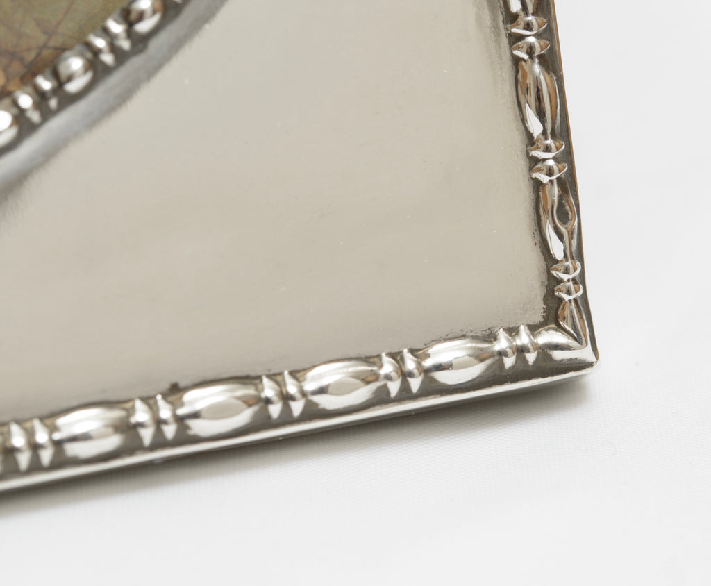 Antique Sterling Silver Photo Frame Landscape Sheffield Hallmark 1913(3223)