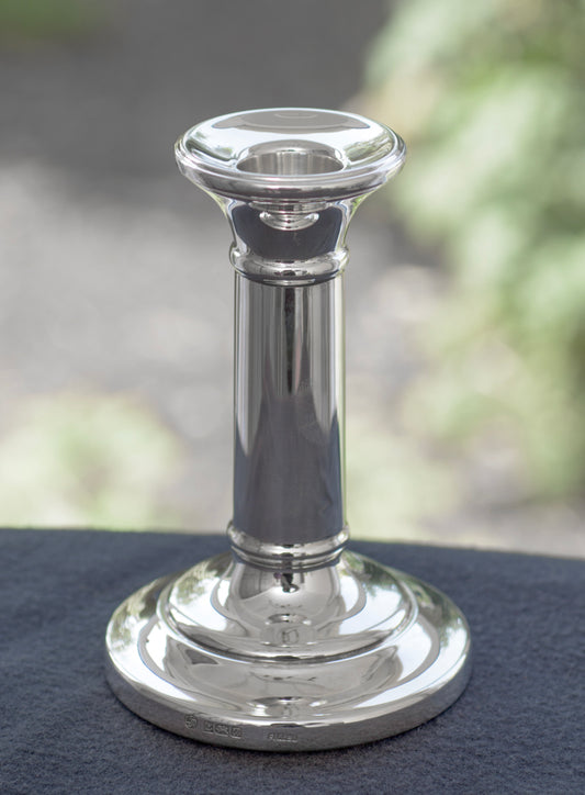 Sterling Silver Single Candlestick Hallmarked Birmingham 1994 LJ Millington  (3254)