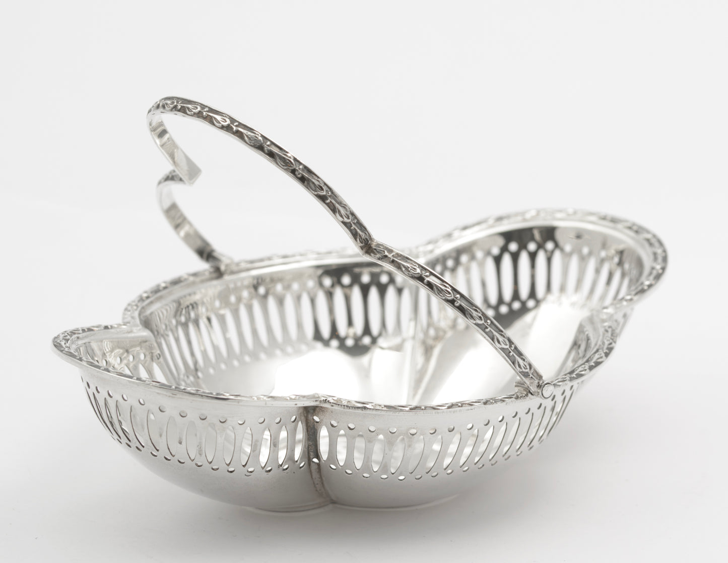 Antique Sterling Silver Sweetmeat Basket Hallmarked 1911 William Hutton & Sons (3271)