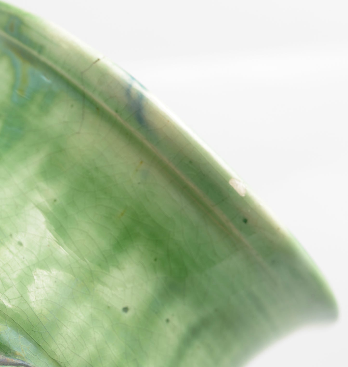 Antique Castle Heddingham Art Pottery Vase By Edward Bingham c.1890 (3285)