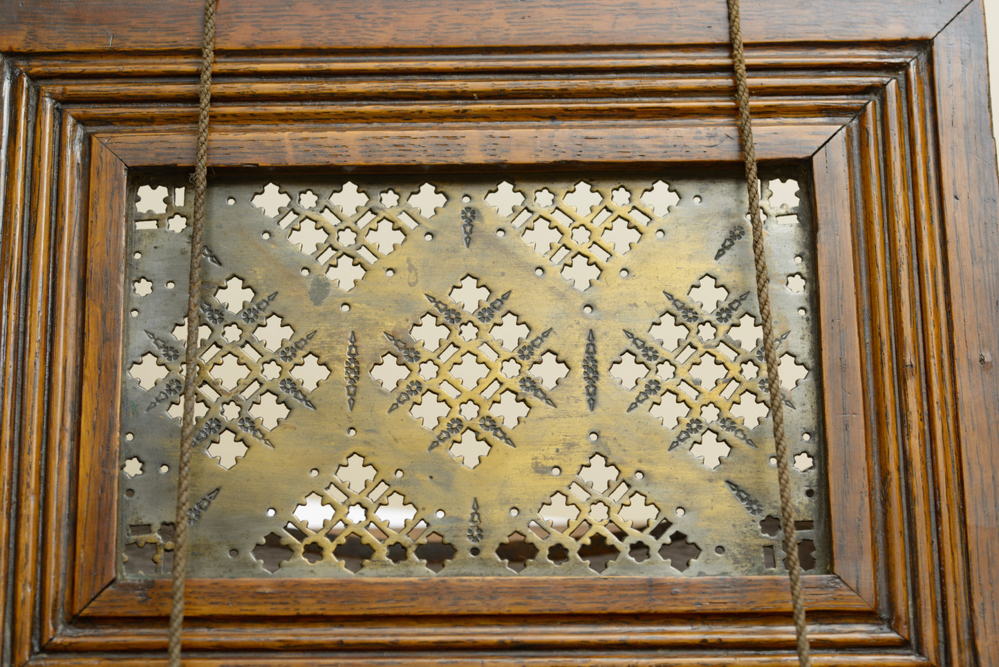 Antique Victorian Oak & Brass Folding Travelling Lectern / Book Stand c.1880 (3287)